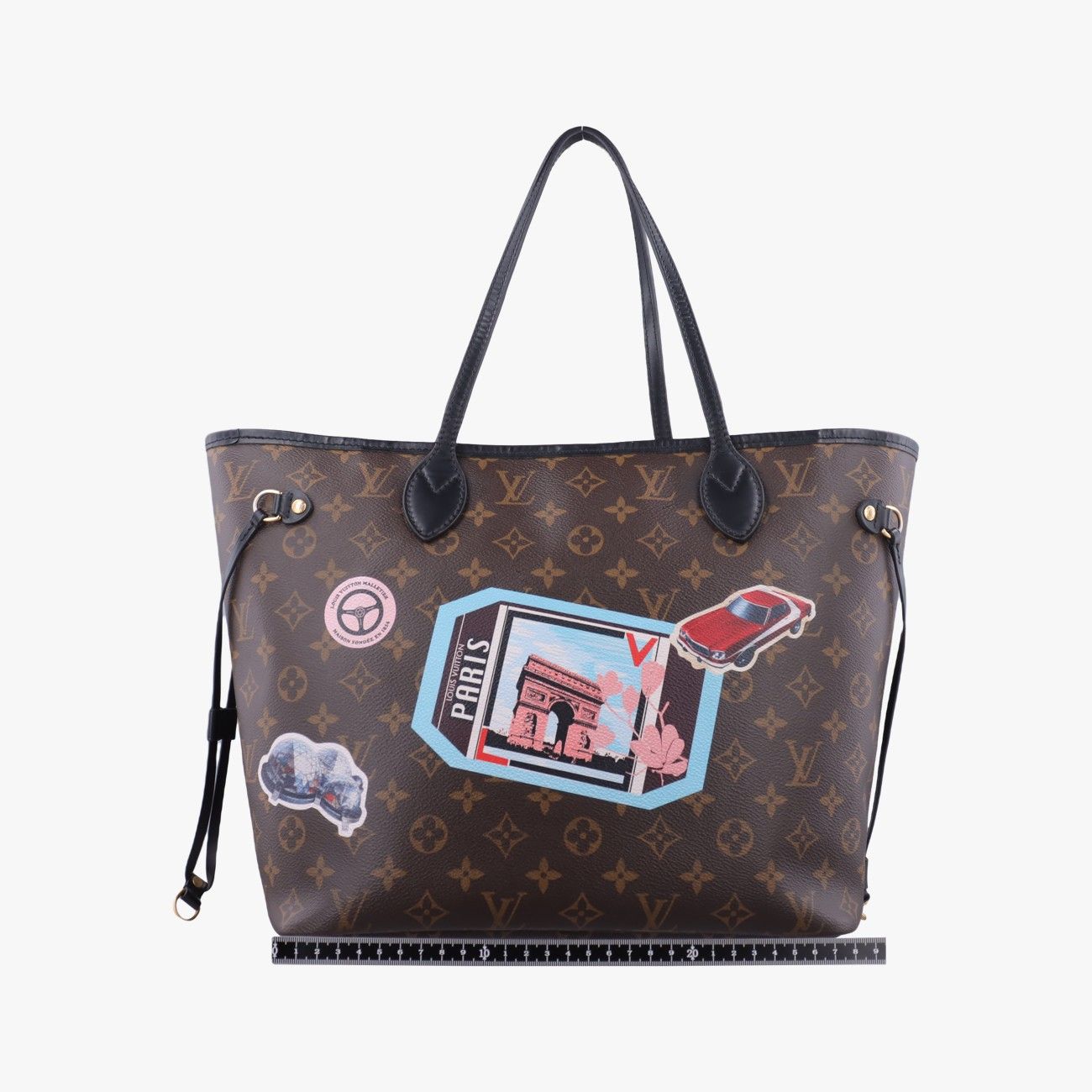 Louis Vuitton Neverfull MM Monogram Brown Multi Canvas — view 2