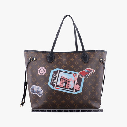 Louis Vuitton Neverfull MM Monogram Brown Multi Canvas — view 2
