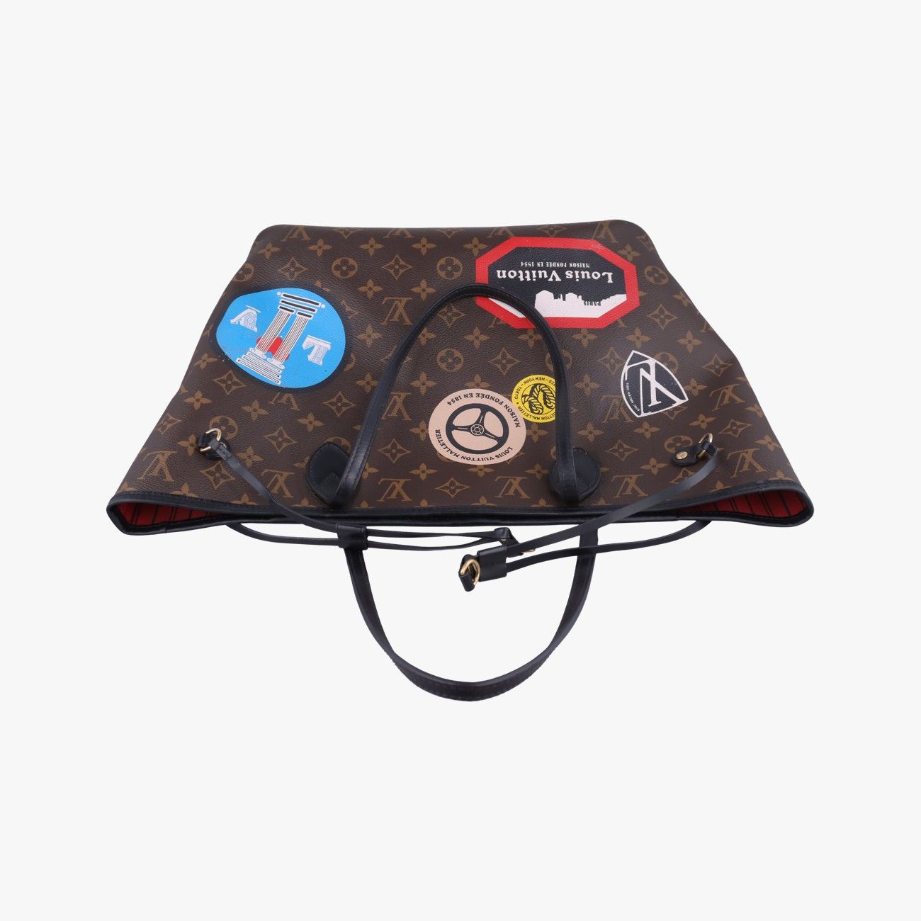 Louis Vuitton Neverfull MM Monogram Brown Multi Canvas — view 8