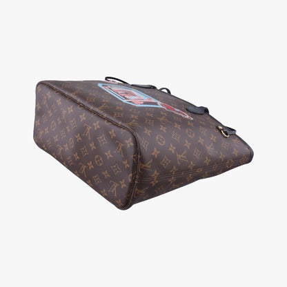 Louis Vuitton Neverfull MM Monogram Brown Multi Canvas — view 6