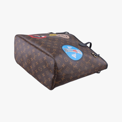 Louis Vuitton Neverfull MM Monogram Brown Multi Canvas — view 4