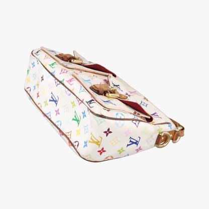 Louis Vuitton Lodge GM Blanc Monogram Multicolor Shoulder Bag — view 4