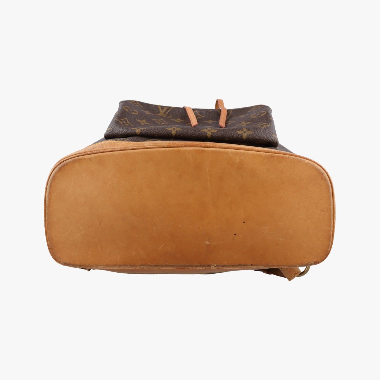 Louis Vuitton Montsouris GM Monogram Brown Canvas Backpack — view 3