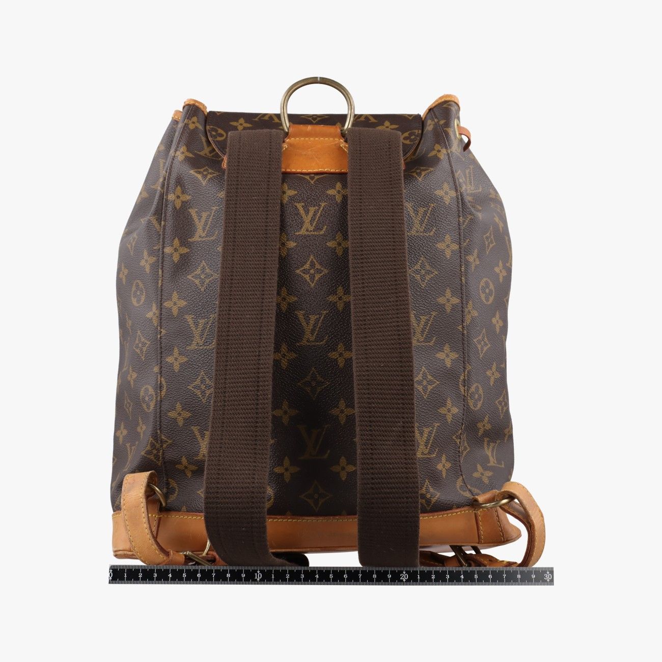 Louis Vuitton Montsouris GM Monogram Brown Canvas Backpack — view 2