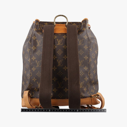 Louis Vuitton Montsouris GM Monogram Brown Canvas Backpack — view 2