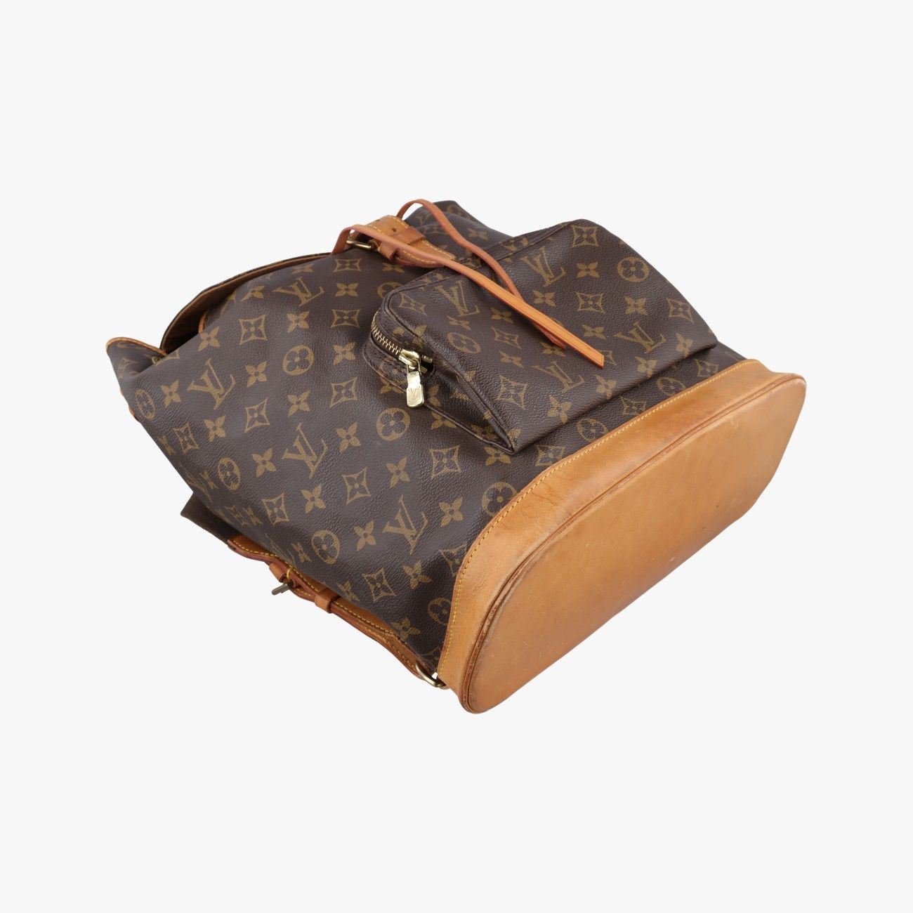 Louis Vuitton Montsouris GM Monogram Brown Canvas Backpack — view 5