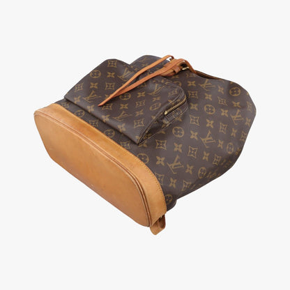 Louis Vuitton Montsouris GM Monogram Brown Canvas Backpack — view 4