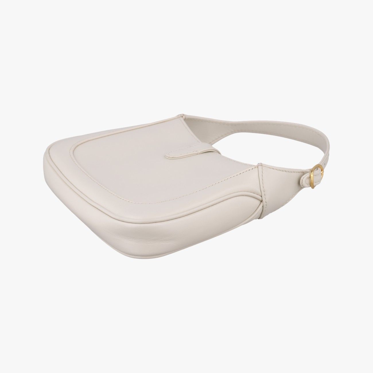 Gucci Jackie White Leather Shoulder Bag — view 6