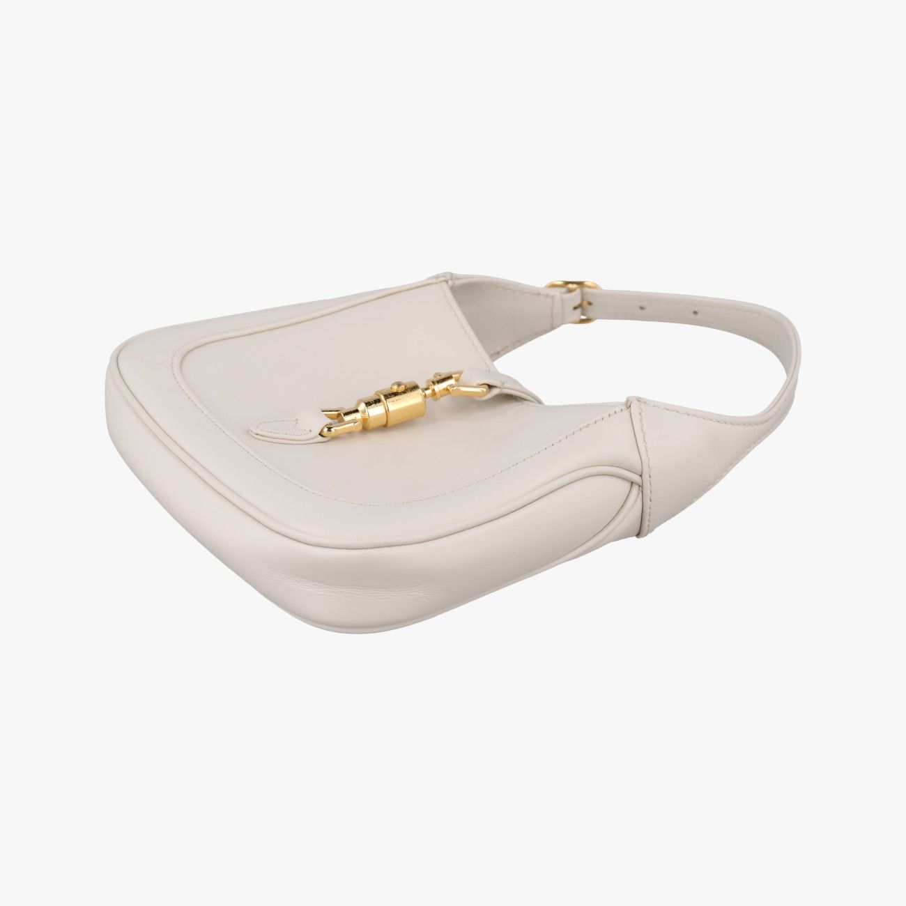 Gucci Jackie White Leather Shoulder Bag — view 4
