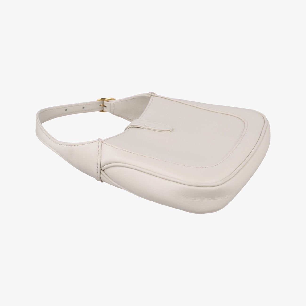Gucci Jackie White Leather Shoulder Bag — view 7