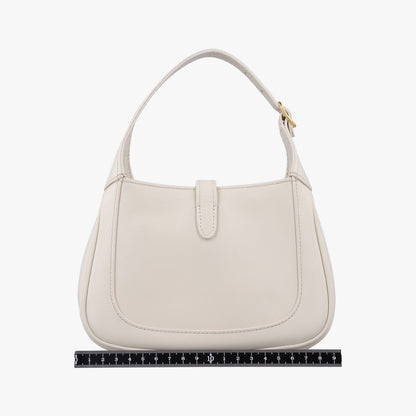 Gucci Jackie White Leather Shoulder Bag — view 2