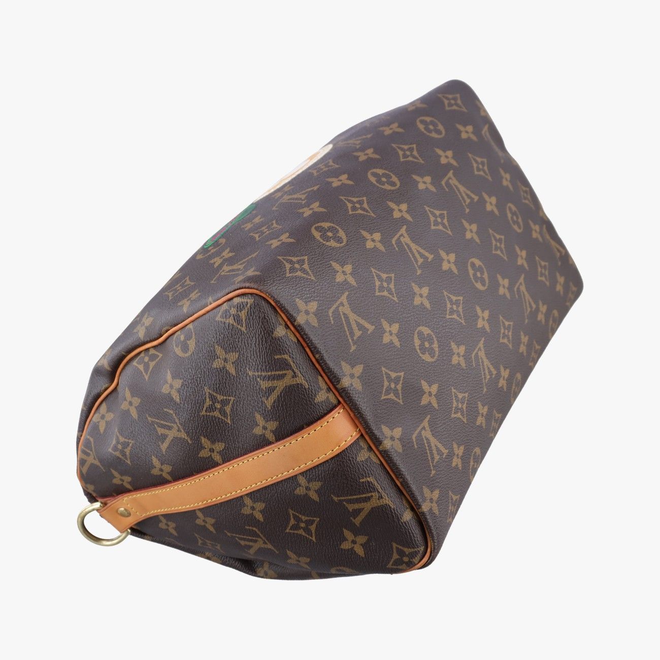 Louis Vuitton World Tour Collection Speedy Bandouliere 30 Monogram Brown Multi — view 5