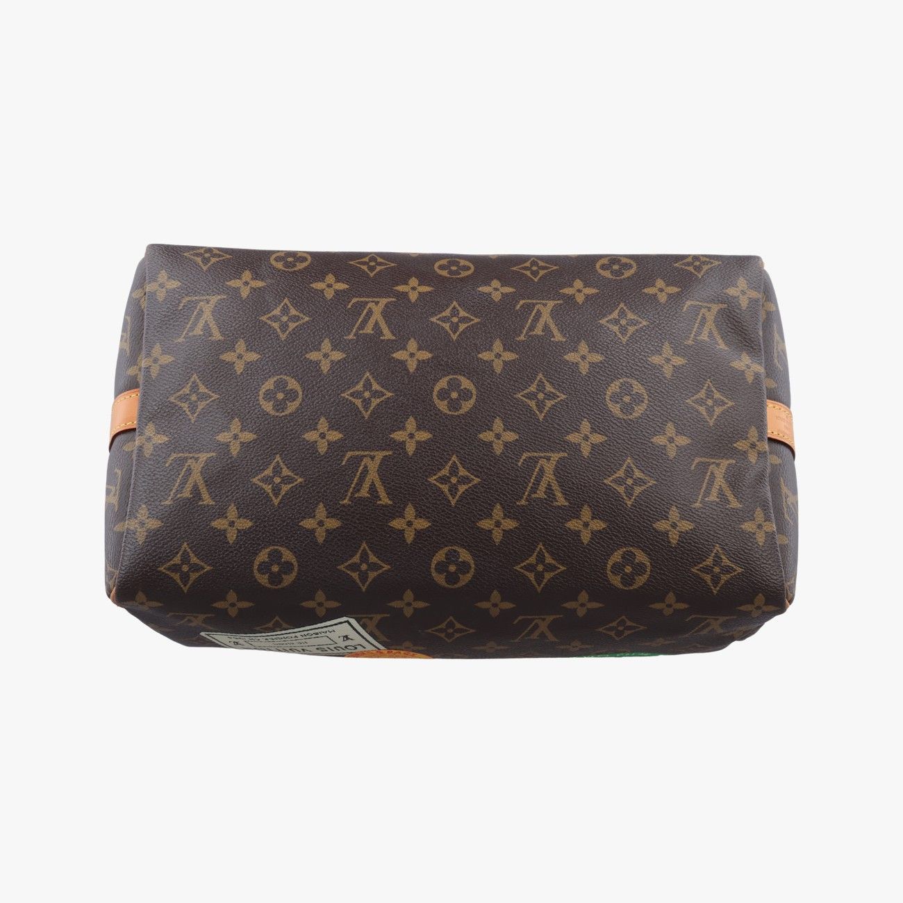 Louis Vuitton World Tour Collection Speedy Bandouliere 30 Monogram Brown Multi — view 3