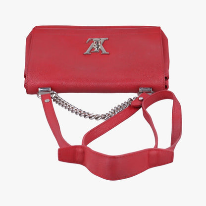 Louis Vuitton Lockme II BB Ruby Leather Shoulder Bag — view 8