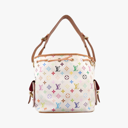 Louis Vuitton Petit Noe Blanc Monogram Multicolor Bucket Bag