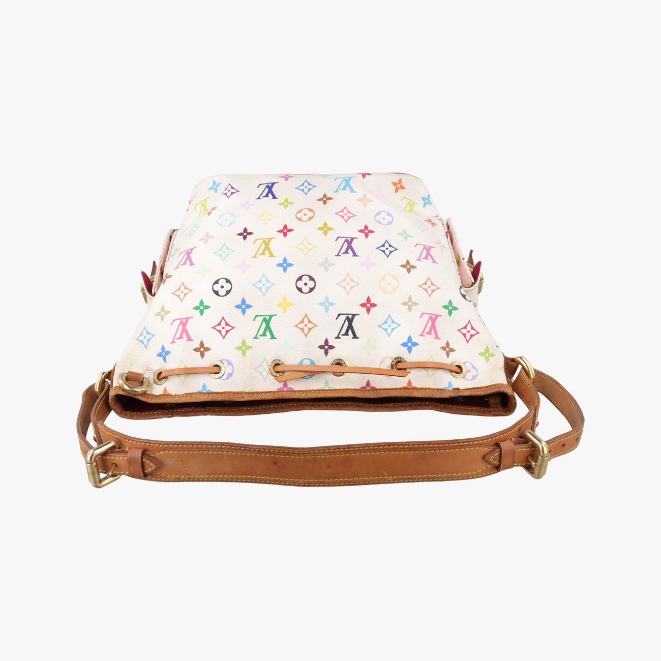 Louis Vuitton Petit Noe Blanc Monogram Multicolor Bucket Bag — view 8