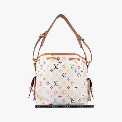 Louis Vuitton Petit Noe Blanc Monogram Multicolor Bucket Bag — view 2