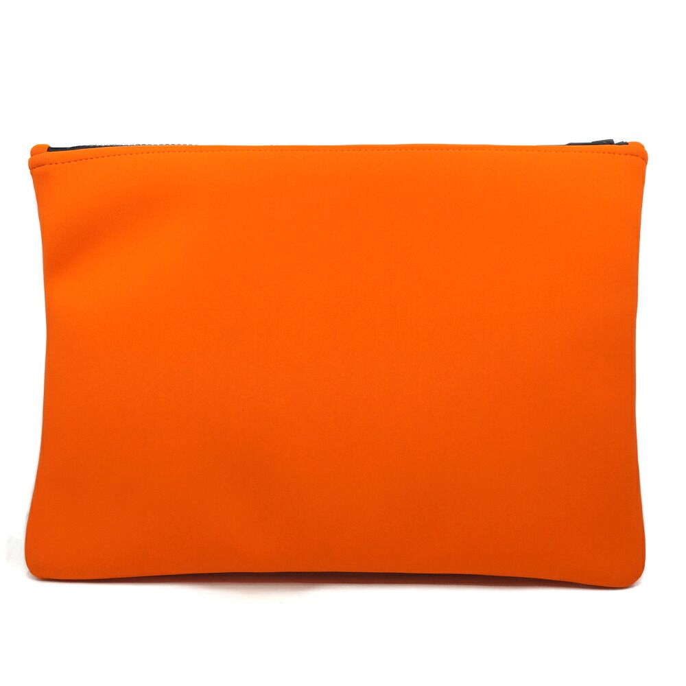 Hermes Neobain GM Pouch Orange Black — view 2