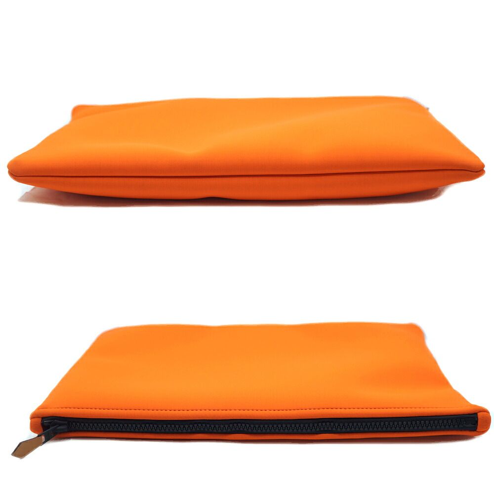 Hermes Neobain GM Pouch Orange Black — view 3