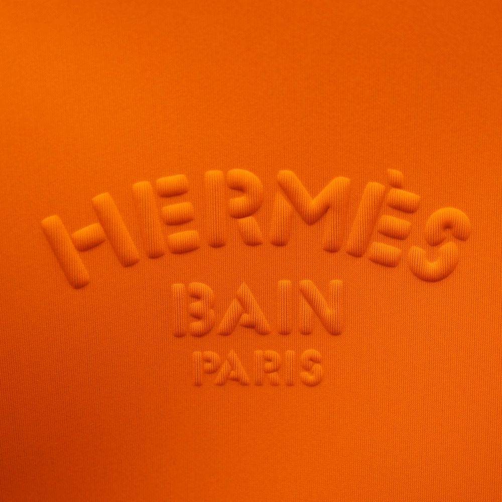 Hermes Neobain GM Pouch Orange Black — view 6