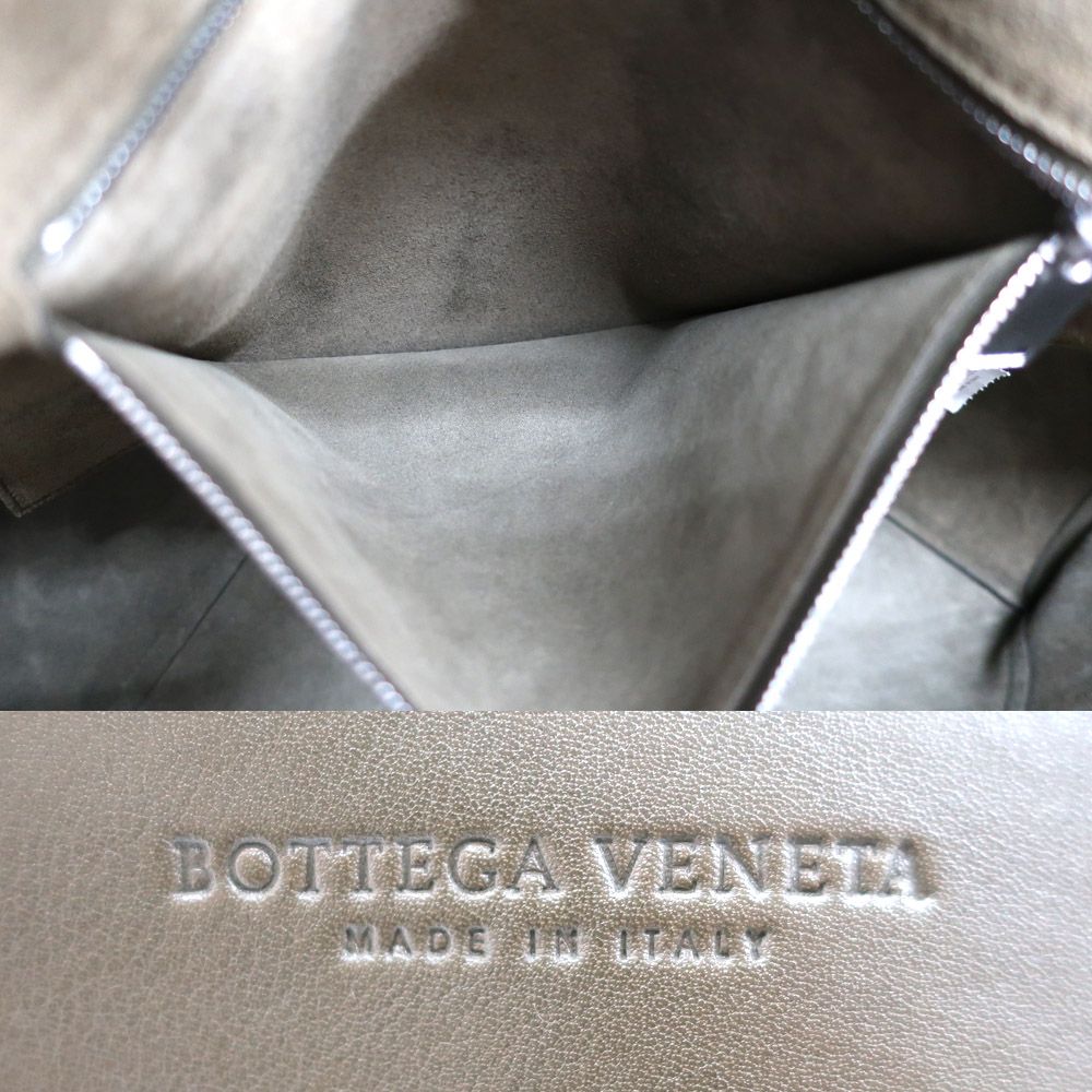 Bottega Veneta Maxi Intrecciato Tote Bag Khaki Dark Green 2-Way — view 6
