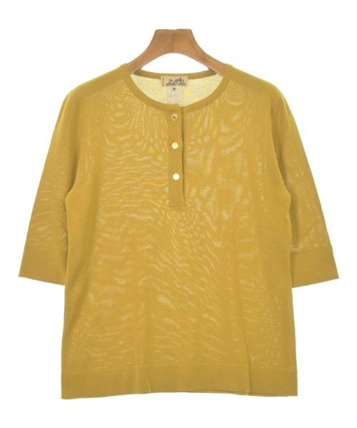 Hermes Vintage Knit Sweater Yellow