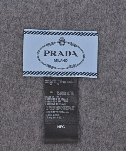 Prada Shawl Scarf Gray — view 4
