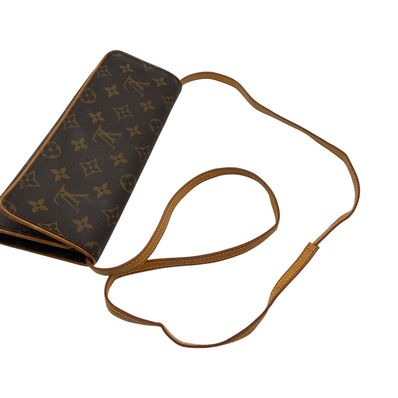 Louis Vuitton Pochette Twin GM Monogram Shoulder Bag Clutch Pouch 2-Way — view 5
