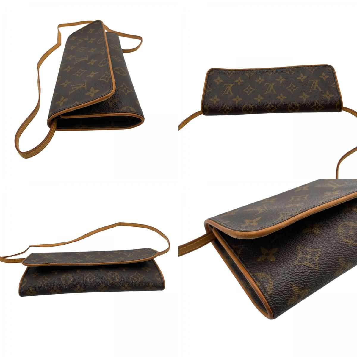 Louis Vuitton Pochette Twin GM Monogram Shoulder Bag Clutch Pouch 2-Way — view 7