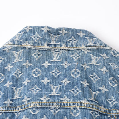 Louis Vuitton Monogram Denim Jacket Blue — view 4