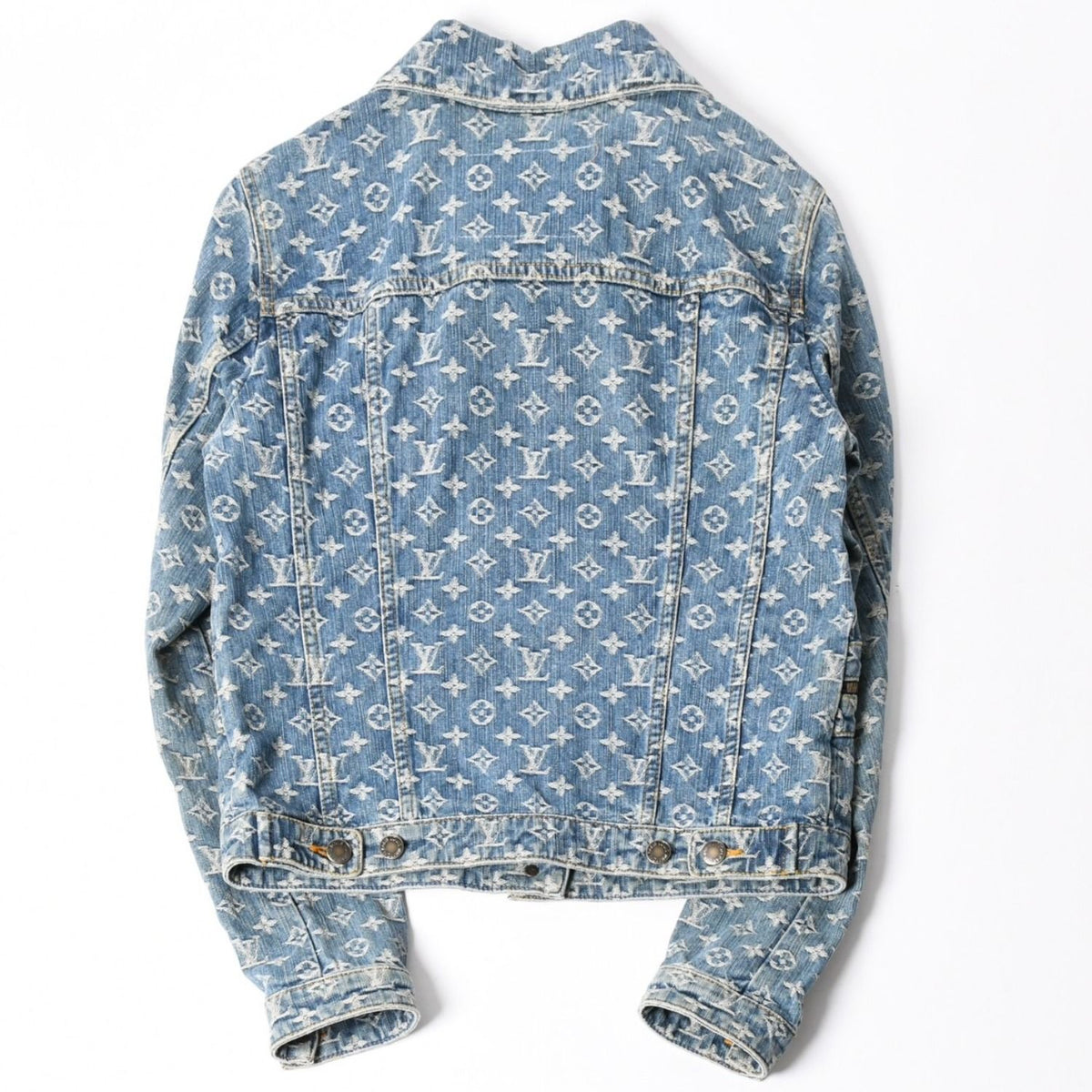Louis Vuitton Monogram Denim Jacket Blue — view 2