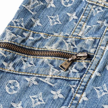 Louis Vuitton Monogram Denim Jacket Blue — view 7