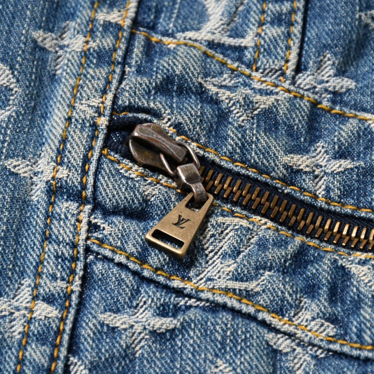 Louis Vuitton Monogram Denim Jacket Blue — view 6