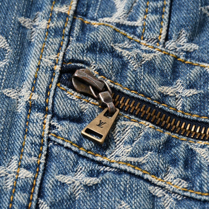 Louis Vuitton Monogram Denim Jacket Blue — view 6