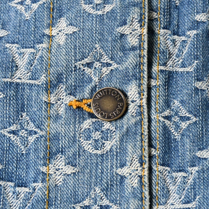 Louis Vuitton Monogram Denim Jacket Blue — view 8