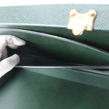 Louis Vuitton Taiga Diplomat Leather Attache Case Hard Document Bag Business — view 8