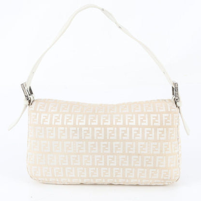 Fendi Zucca Mamma Baguette Bucket Leather Shoulder Bag — view 3
