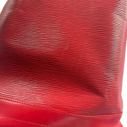 Louis Vuitton Epi Noe Shoulder Bag Drawstring Castilian Red Leather — view 4