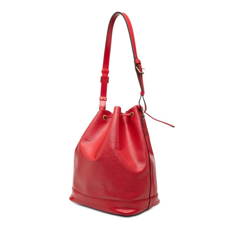 Louis Vuitton Epi Noe Shoulder Bag Drawstring Castilian Red Leather — view 2