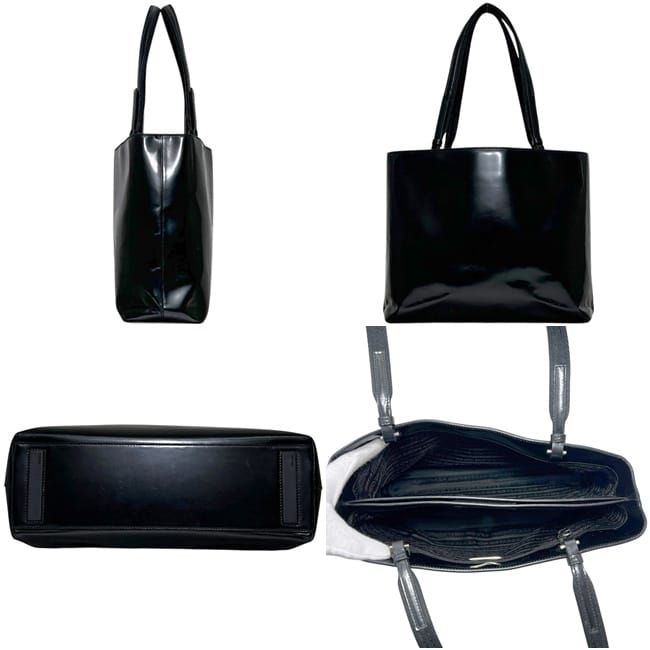 Prada Tote Bag Leather Nero Black — view 2