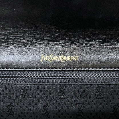 Saint Laurent Clutch Handbag Croco Black — view 4