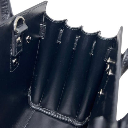 Saint Laurent Paris Shoulder Bag Sac de Jour Nano YSL 2-Way Leather Black — view 5