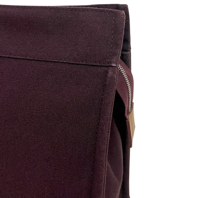 Hermes Fourre Tout Clutch Cotton Bordeaux — view 8