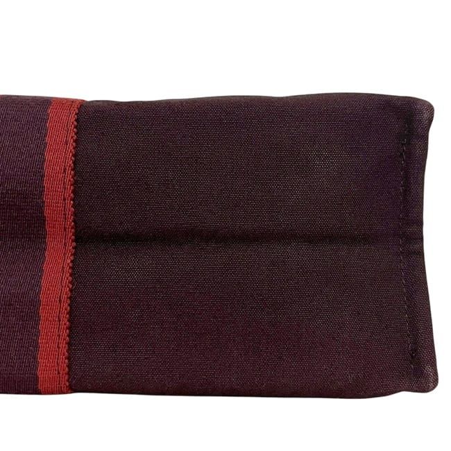 Hermes Fourre Tout Clutch Cotton Bordeaux — view 5