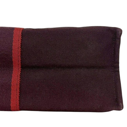 Hermes Fourre Tout Clutch Cotton Bordeaux — view 5