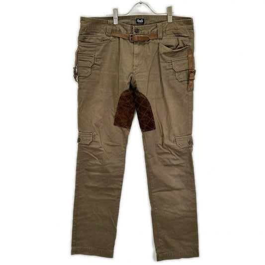 Dolce & Gabbana D&G Suede Patch Cargo Pants 54