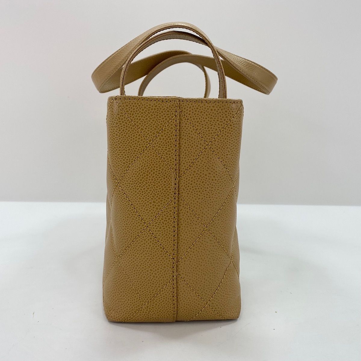 Chanel Tote Bag Quilted Beige — view 5