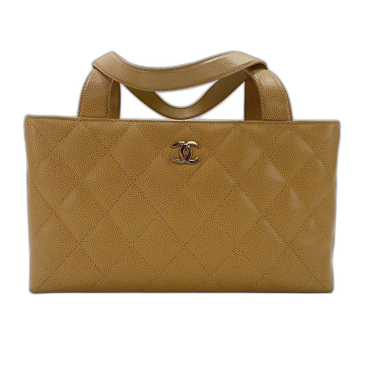 Chanel Tote Bag Quilted Beige — view 2