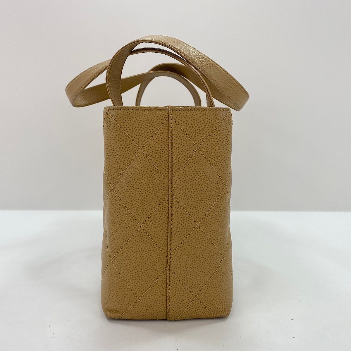 Chanel Tote Bag Quilted Beige — view 6