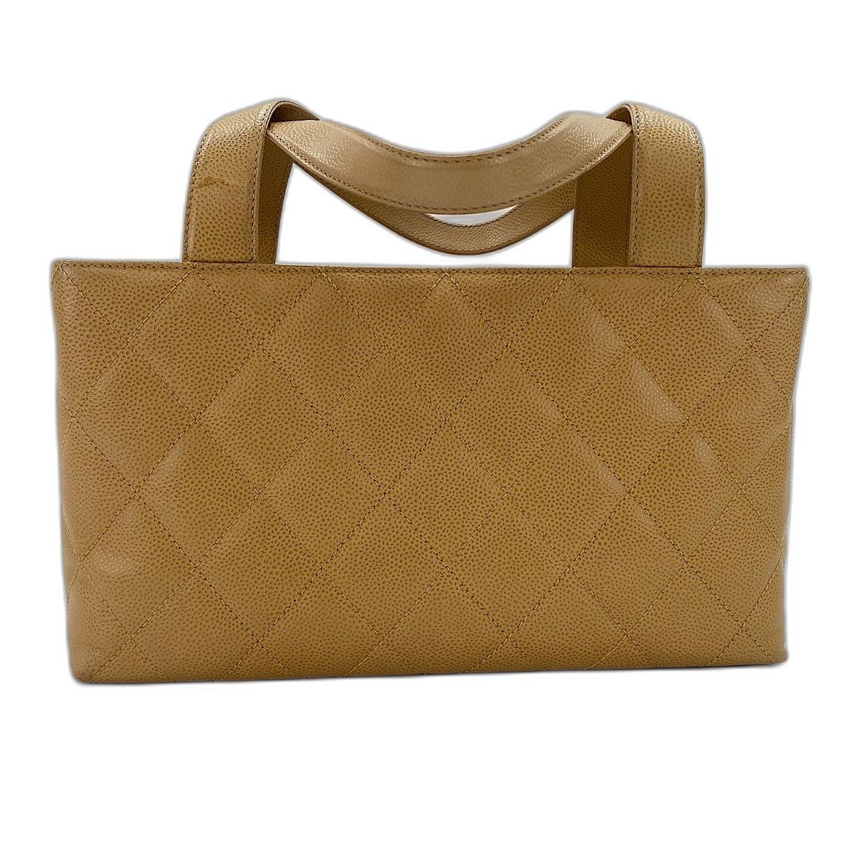 Chanel Tote Bag Quilted Beige — view 3